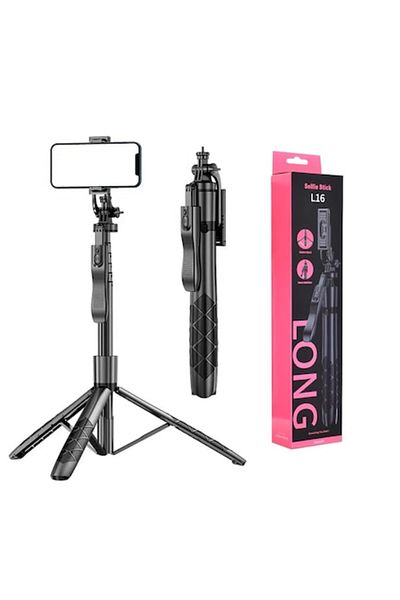 Danex Selfie Stick Trepied Stabil cu Telecomanda si Surub 1/4, 157cm, R48, Alumix, Deep Dark