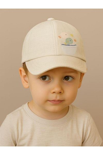 Zekids Baby Boy Fish Patterned Hat for Ages 1-3