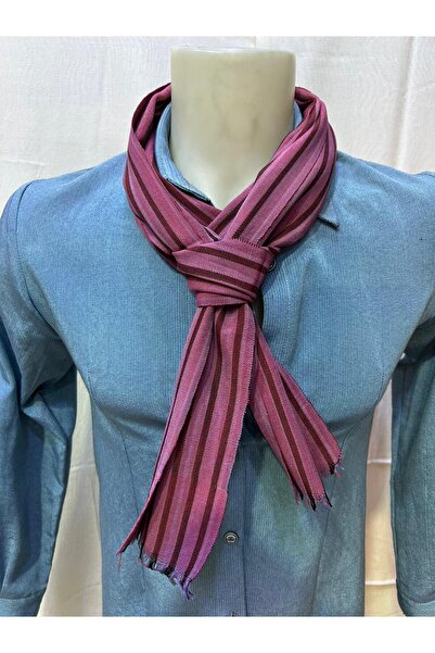 Mekikçi Kutnu İpek Ve Pamuk Dokuma Kutnu Fular