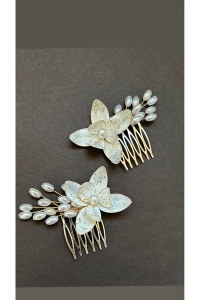 Store Resin Bridal Hair Accessory Flower Accessory Comb Modle