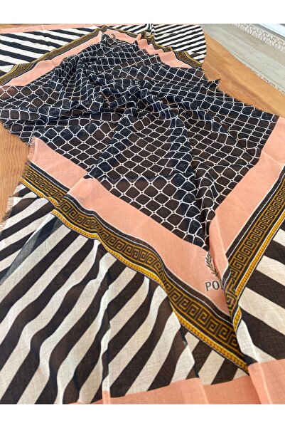 Bohemian Black Polo Series Sports Shawl Pareo 100 X 190 cm 1767094