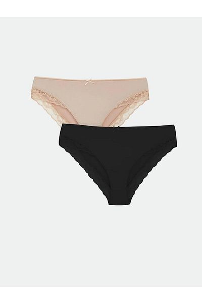 LC Waikiki Lcw Dream Lace Detailed Bikini Panties 2-Piece (W5)