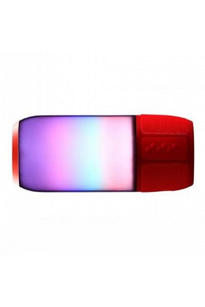 KlaussTech Illuminated Bluetooth Speaker 3W USB/MSD/AUX - Red