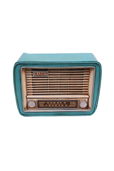 hediyeconcepti Dekoratif Metal Radyo Kumbaralı Süsler Ev Oturma Odası TV kabine Masaüstü Ofis Dekorasyon