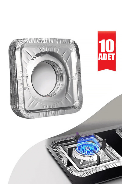 MEZİGARC Ocak Üstü Yanmaz Koruyucu Leke Önleyici 10 Adet Isıya Dayanıklı Ocak...