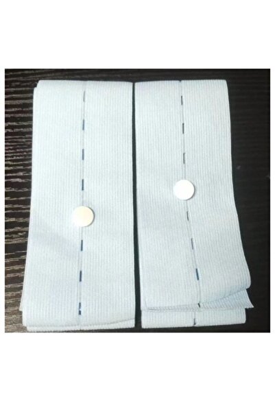 Flippy Set of 2 Fetal Heart Rate Monitoring Belts, Soft Elastic, 6 x 130 cm, Blue