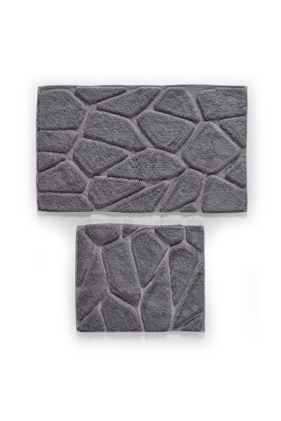 Doqu Home Grano Bath Mat Set Anthracite