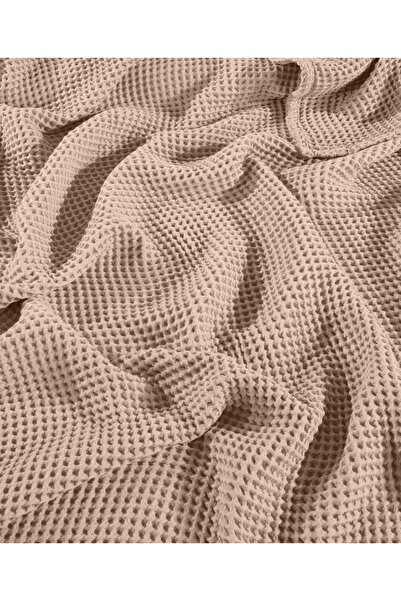 destinyhometex Waffle Desen Saçaksız Koltuk Örtüsü/tv Battaniyesi 100x200cm