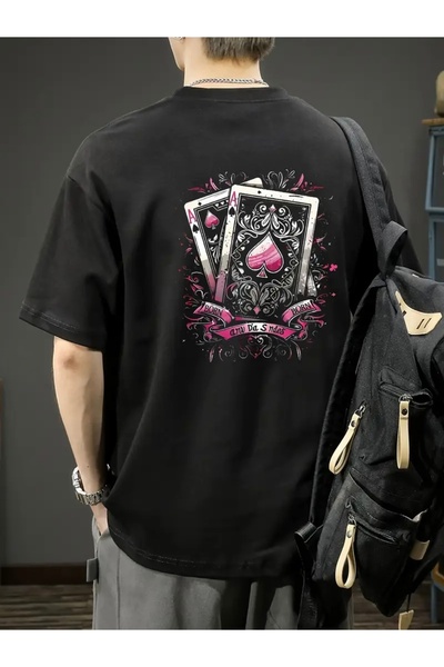 FUFLUNS TRIUC OVERSIZE CU Gâtul Crew Imprimat cu Hârtie