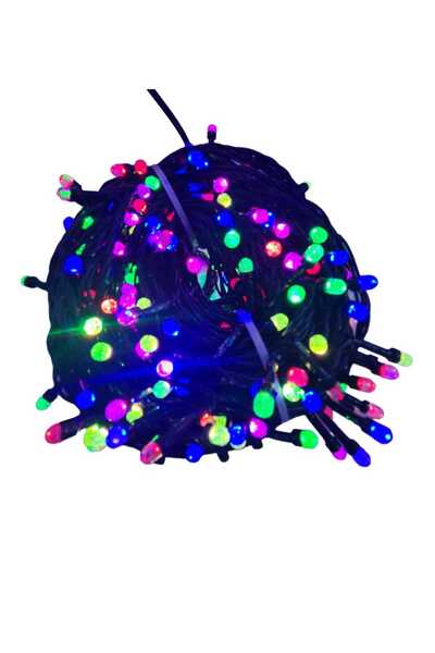 SDX Market Instalație de Crăciun, 30 m, liniară, multicoloră, 300 LED-uri V8 ...