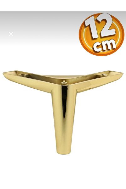 Piko Lüks Mobilya Kanepe Sehpa Tv Ünitesi Koltuk Ayağı 12 Cm Parlak Baza Ayak...