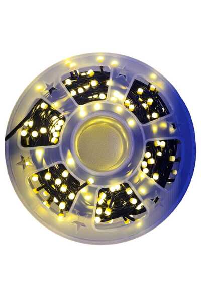 SDX Market Lumină de Crăciun, 50 m, liniară, alb cald, 500 LED-uri plate V8-3...