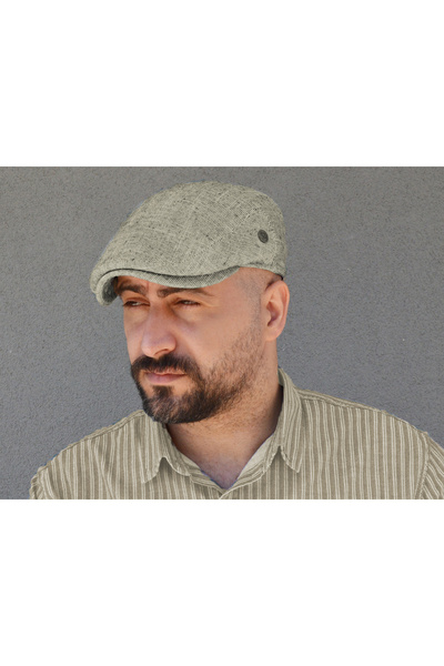 pozze Yazlık London Model Erkek Kasket Şapka