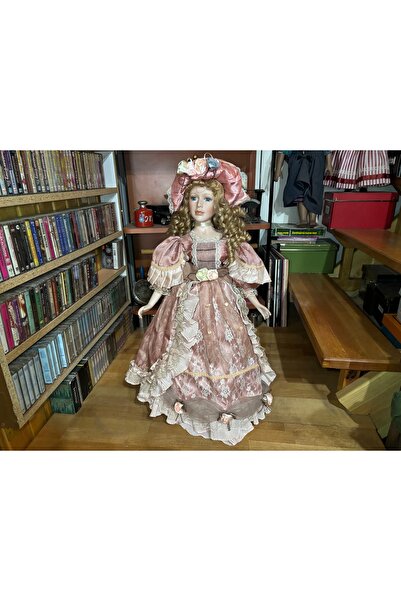 tayfuntufan antika koleksiyon 67 cm boyunda Avrupa porselen bebek