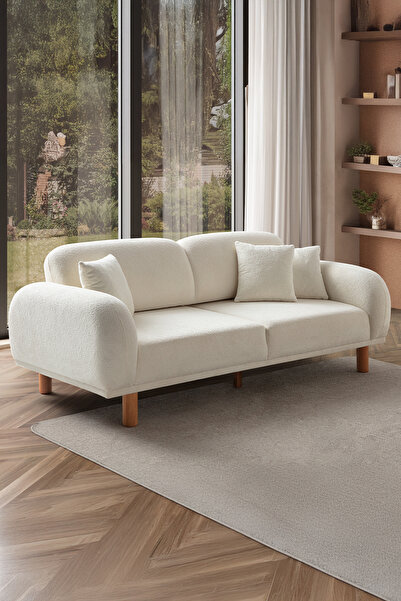 EDSY HOME Regnum Koltuk Takımı 3+3+1 Krem Renk