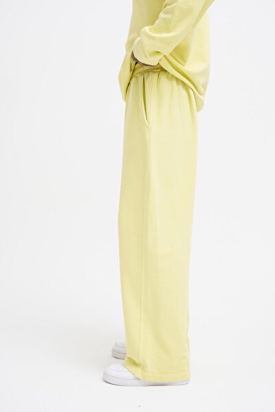 Machinist Мъжки измиваеми базови широки жълти панталони