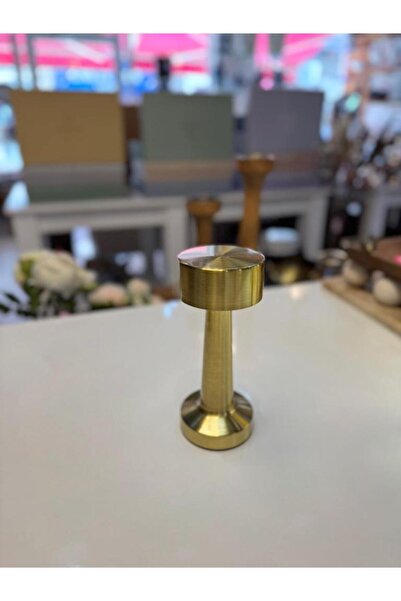 ÇIRPAN EV ALTIN LEDLİ MASA LAMBASI 21CM