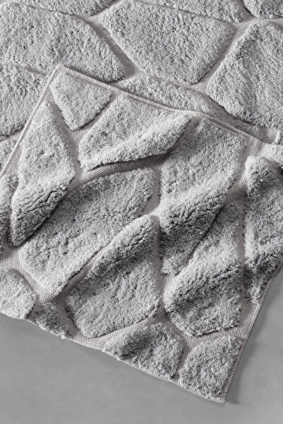 Doqu Home Grano Bath Mat Set Gray