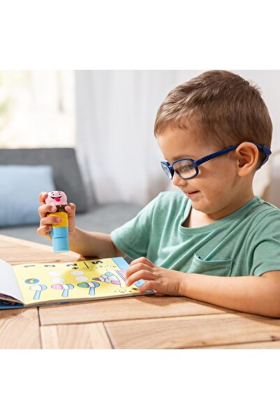 Melissa & Doug Sticker WOW! Sticker Stamper & Activity Pad – Turtle Theme – Kids Ages 3+