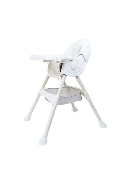 Z-Tools Scaun de masă pentru copii, 5-72 luni, greutate maximă 50 kg, pliabil, cu balansoar, alb ZTS 9139