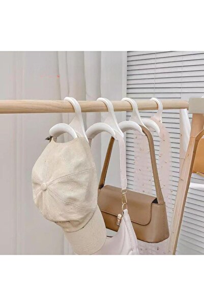 ÇAKRA Suport pentru agățat genți și șaluri, alb, multifuncțional, pentru inte...