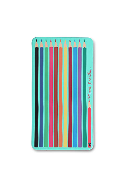 Flying Tiger Copenhagen Metal Kutulu Boya Kalemi Seti