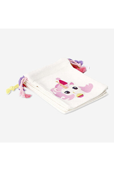 Flying Tiger Copenhagen 4'lü Hayvan Desenli Pamuklu Hediye Çantası Seti