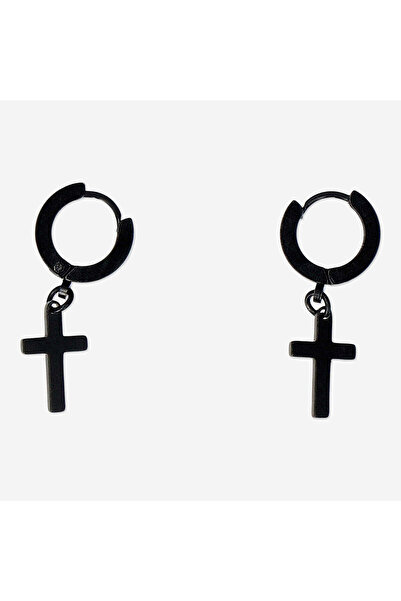 Flying Tiger Copenhagen Siyah Sallantılı Küpe