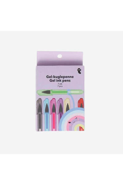 Flying Tiger Copenhagen 7'li Mini Jel Kalem Seti