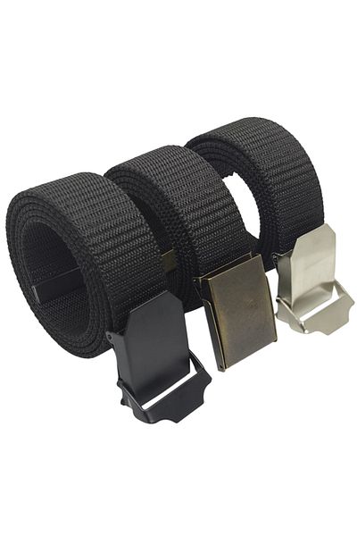 Deribond 3 Pieces Belt Black Men's Palaska Style