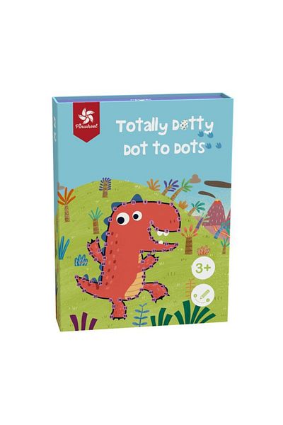 SDX Market Jocul Dinozaur Unește Punctele - Pinwheel - Jucărie Educativă Totally Dotty Dots to Dots