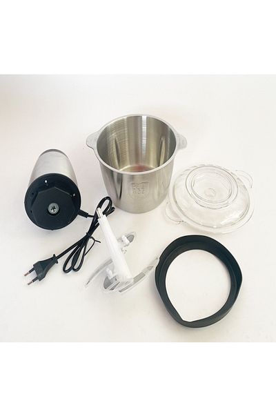 QGC Mașină de tocat carne electrică, 850W, 2 viteze, oțel inoxidabil