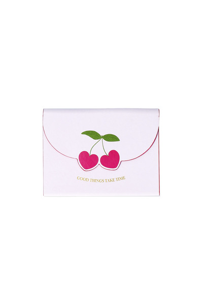 Flying Tiger Copenhagen Kiraz Desenli Pembe Defter A5
