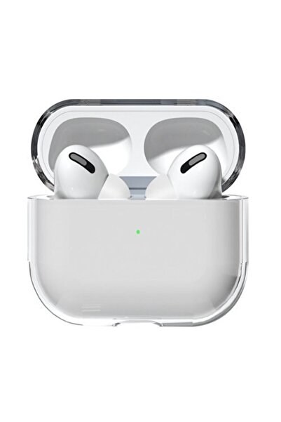 SOHO Husa cu carabiniera compatibila cu Apple AirPods 3, material termoplastic, Transparent