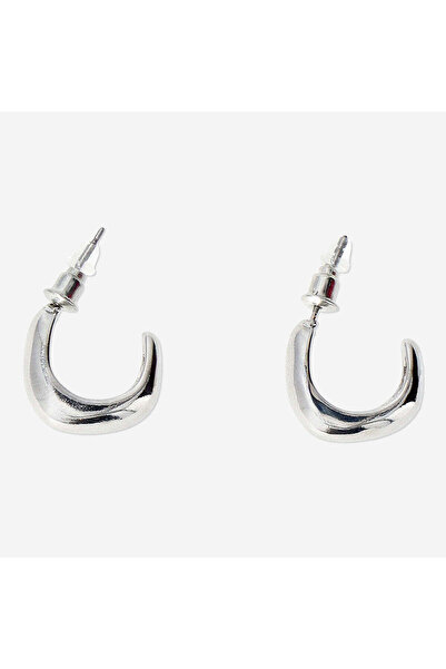 Flying Tiger Copenhagen Yarım Halka Gümüş Küpe