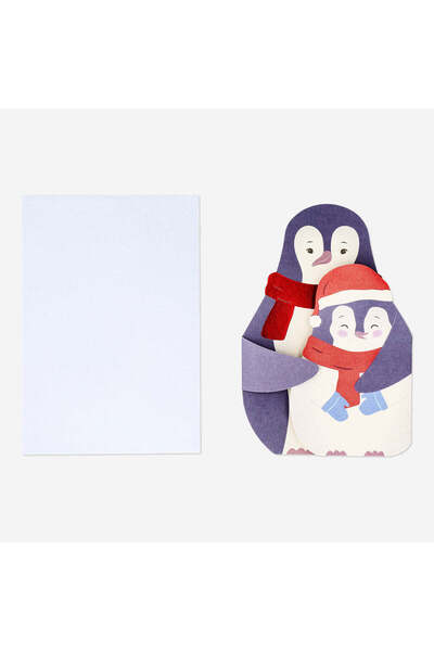 Flying Tiger Copenhagen Penguen Şekilli Kart