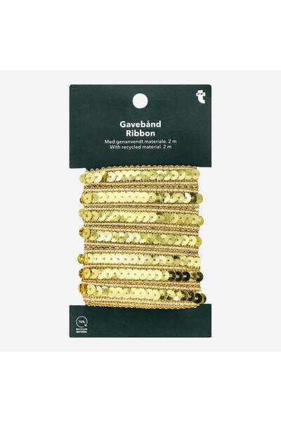 Flying Tiger Copenhagen Altın Payetli Kurdele