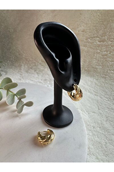 Gais Xuping Gold Sarmal Çelik Küpe