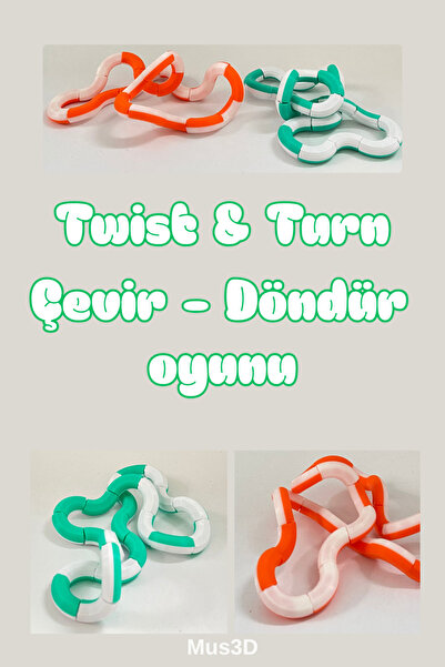 Mus3D Twist & Turn 3D Çevir-Döndür Oyunu | Çocuk ve Yetişkinler İçin Zeka Gel...