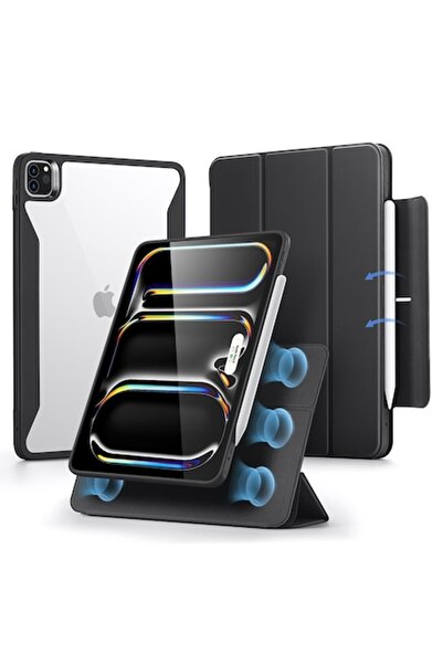 WOW Husa compatibila cu iPad Pro 13 2024, G64, Premium Lexgard, Pitch Black