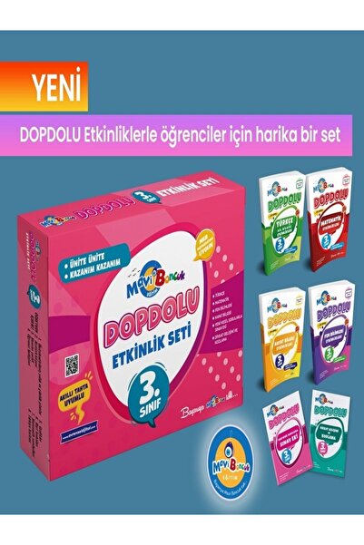 Mavi Boncuk 3.Sınıf Mavi Boncuk Dopdolu Etkinlik Seti / Ünite Ünite Kazanım K...