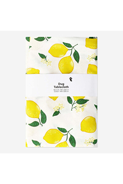 Flying Tiger Copenhagen Limon Desenli Masa Örtüsü