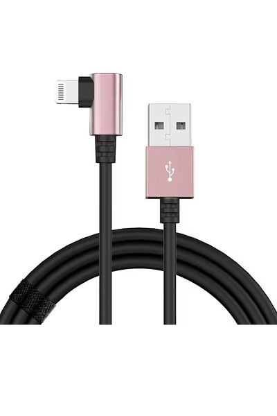 Lakewei Set of 2 charging cables for Iphone, Ipad Lakewei, 1m, black, pink