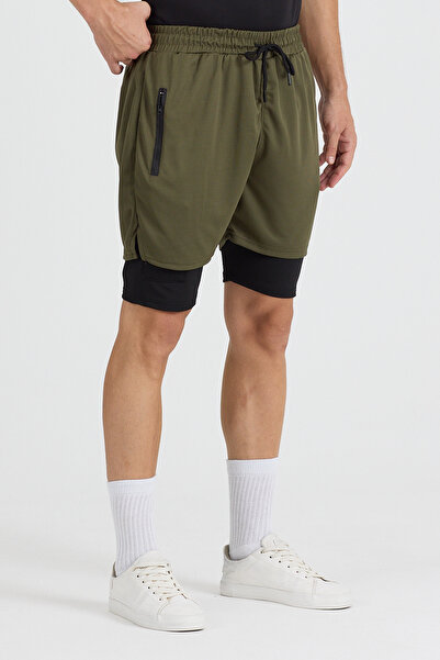 pandy Men's Quick Dry Feature Training Astroturf Fitness Short Leggings Sport...