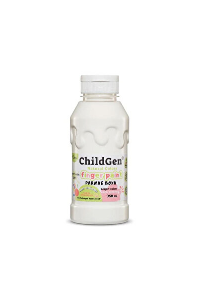 ChildGen Play Dough Süper Yıkanabilir Parmak Boya 350 ml Beyaz