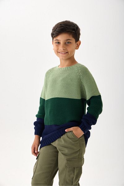 Nisrakids Unisex Children's Knitwear Sweater – 3 Colors / Crew Neck / Long Sleeve
