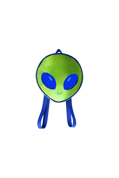 Flying Tiger Copenhagen Yeşil Uzaylı Şeklinde Sırt Çantası