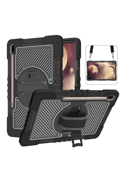 Bibilel Husă de protecție pentru Apple iPad Air 4/5 (2020/2022) / Pro 11 (2018/2020/2021/2022), cu curea și strângere