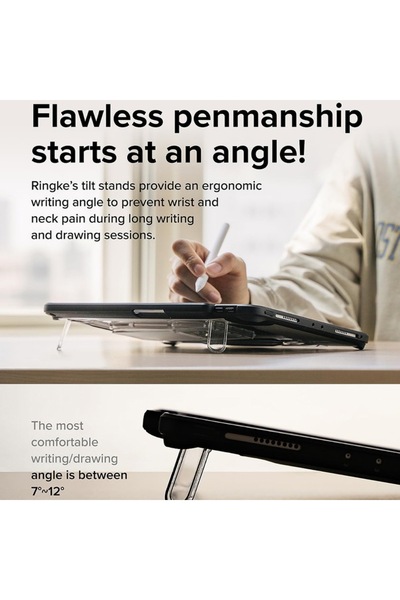 WOW Husă compatibilă cu iPad Pro 11 2024, G30, Plastic, Negru intens