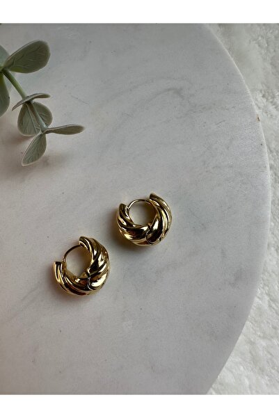 Gais Xuping Gold Sarmal Çelik Küpe